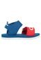 Sandália adidas Originals Beach I Azul/Vermelho - Marca adidas Originals