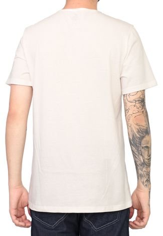 Camiseta Hering Folhagem Off-White