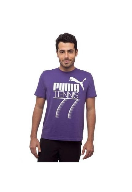 Camiseta Heroes Graphic Roxo - Marca Puma
