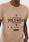 Camiseta Polo Wear Lettering Bege - Marca Polo Wear
