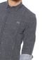Camisa Lacoste L!VE Reta Geométrica Azul-Marinho - Marca Lacoste