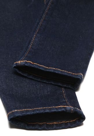 Calça Jeans GAP Menino Lisa Azul-Marinho