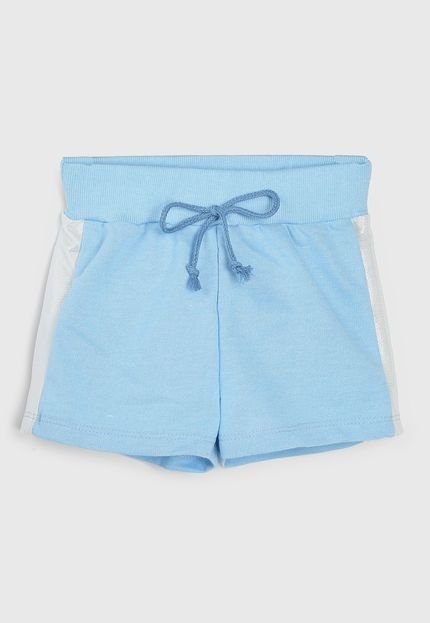 Short Fakini Infantil Listra Lateral Azul - Marca Fakini