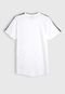 Camiseta Lemon Infantil Lettering Branco/Preto - Marca Lemon