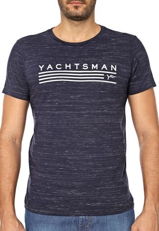 Camiseta Yachtsman Estampada Azul-marinho - Compre Agora