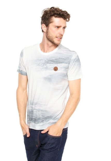 Camiseta Sommer Estampada Branca/Azul - Marca Sommer