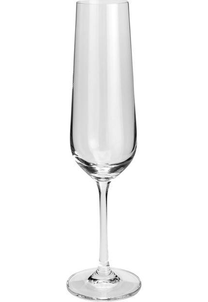 Jogo De 6 Taças Para Champagne Cristal Ecológico Strix 200Ml Bohemia - Marca Lyor