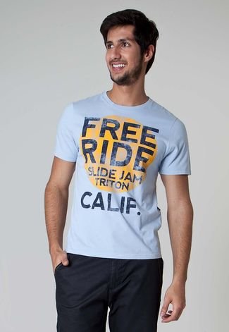 Camiseta Triton Brasil Free Azul