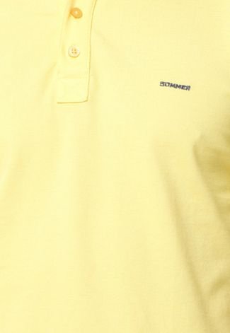 Camisa Polo Sommer Bord Amarela