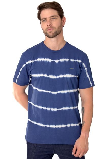 Camiseta Masculina Operarock Comfort Listras Azul - Marca Opera Rock
