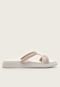 Rasteira Papete Moleca Pedraria Off-White - Marca Moleca