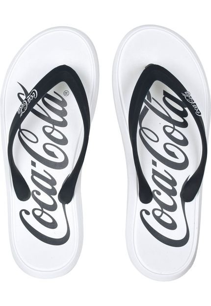 Chinelo Coca Cola Shoes Logo Preto - Marca Coca Cola
