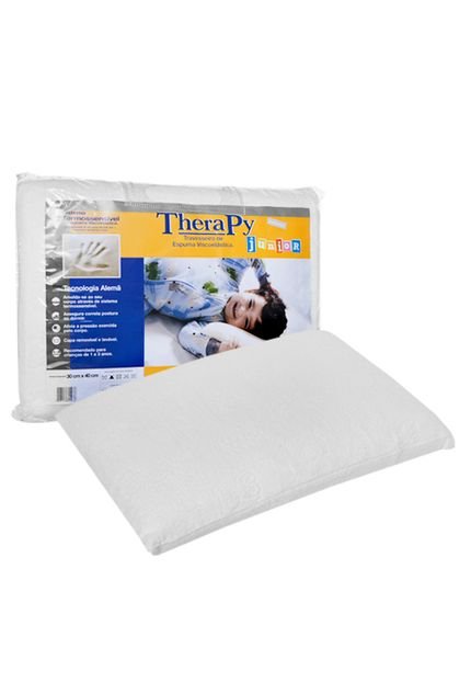 Travesseiro Therapy Junior Branco - Marca Copespuma