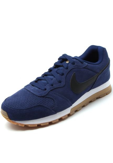 Tênis Nike Sportswear Md Runner 2 Suede Azul - Marca Nike Sportswear