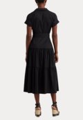 Vestido Lauren Ralph Lauren Midi Marias Preto - Marca Lauren Ralph Lauren