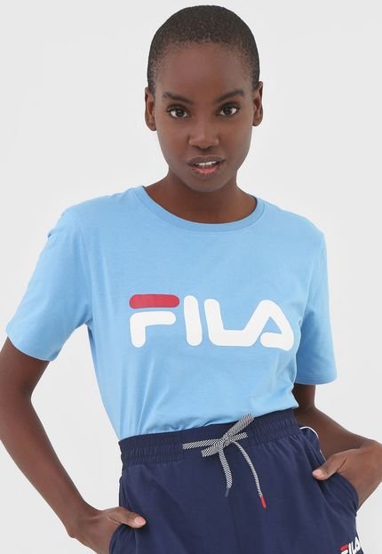 Camiseta Fila Letter Azul - Marca Fila