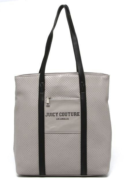 Bolsa Sacola Juicy Couture Perfuros Cinza - Marca Juicy Couture