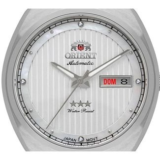 Relógio Feminino Automático Orient Prata F49SS028L S1SX Prata