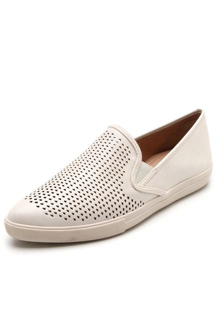 Slip On Ramarim Lasercut Off White - Marca Ramarim