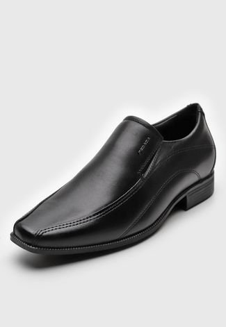 Sapato Pegada Bico Quadrado Preto