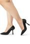 Sapato Scarpin Feminino Lumiss Salto Fino Moda Social Confortável Preto - Marca LUMISS
