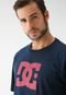 Camiseta DC Shoes Reta Estampa Azul-Marinho - Marca DC Shoes