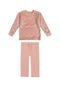 Conjunto Blusão Legging Rosa Infantil Colorittá 1 Rosa - Marca Colorittá