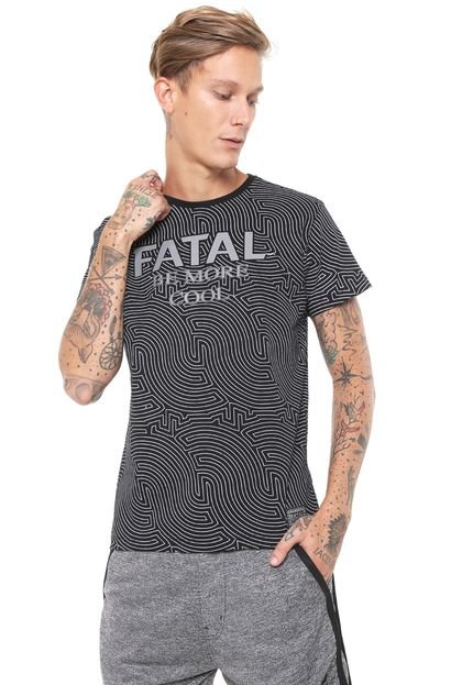 Camiseta Fatal Estampada Preta - Marca Fatal