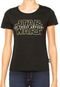 Camiseta Malwee Star Wars The Force Preta - Marca Malwee