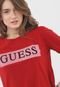 Blusa Guess Logo Vermelha - Marca Guess