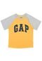 Camiseta GAP Infantil Bicolor Amarela - Marca GAP