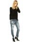 Suéter Calvin Klein Jeans Tricot Preto - Marca Calvin Klein Jeans