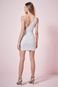 Vestido Curto Malha Recorte Ousado Planet Girls Branco - Marca Planet Girls