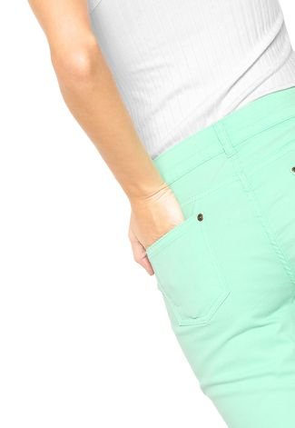 Calça Jeans Malwee Skinny Bolsos Verde