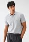 Camisa Polo Tommy Hilfiger Reta Logo Bordado Cinza - Marca Tommy Hilfiger