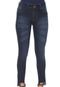 Calça Jeans GRIFLE COMPANY Skinny Estonada Azul marinho - Marca GRIFLE COMPANY