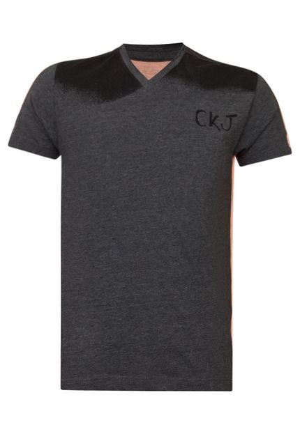 Camiseta Calvin Klein kids Pincelada Cinza - Marca Calvin Klein Kids