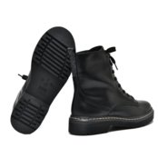 Bota Coturno Feminina Cadarço Via Marte 089-001 - Marca Via Marte