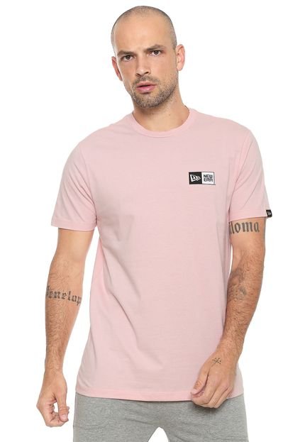 Camiseta New Era Mini Logo Rosa - Marca New Era