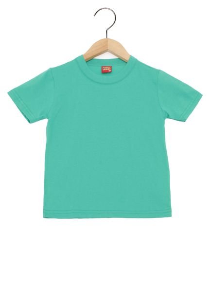 Camiseta Manga Curta Kyly Infantil Basic Verde - Marca Kyly