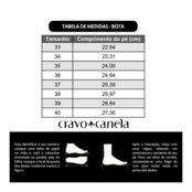 Bota Cravo&Canela Feminina Naomi - Marca CRAVO E CANELA