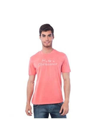 Camiseta Mangas curtas Rosa
