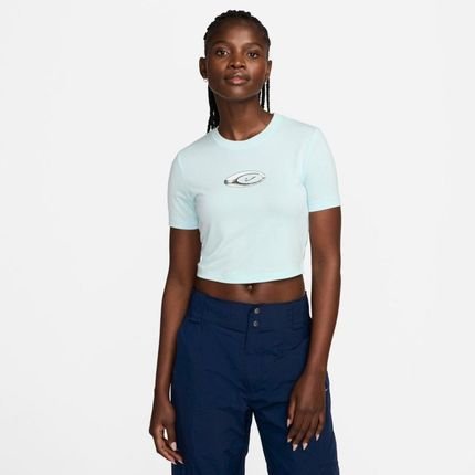 Camiseta Nike Sportswear Cropped Slim Feminina - Marca Nike
