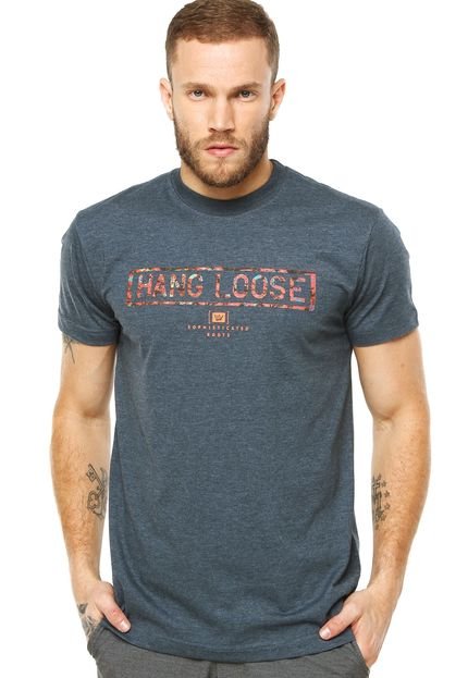 Camiseta Hang Loose Russ Azul - Marca Hang Loose