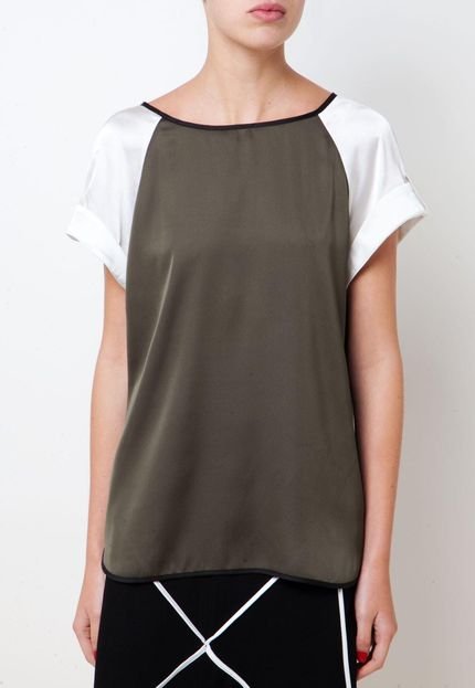 Blusa Carina Duek Valley Verde - Marca Carina Duek