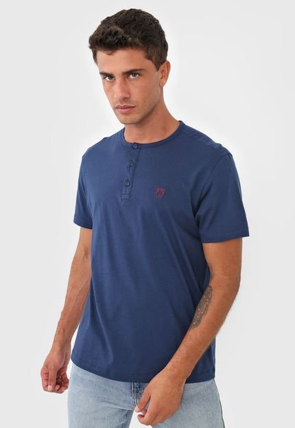 Camiseta Mr Kitsch Logo Azul - Marca MR. KITSCH
