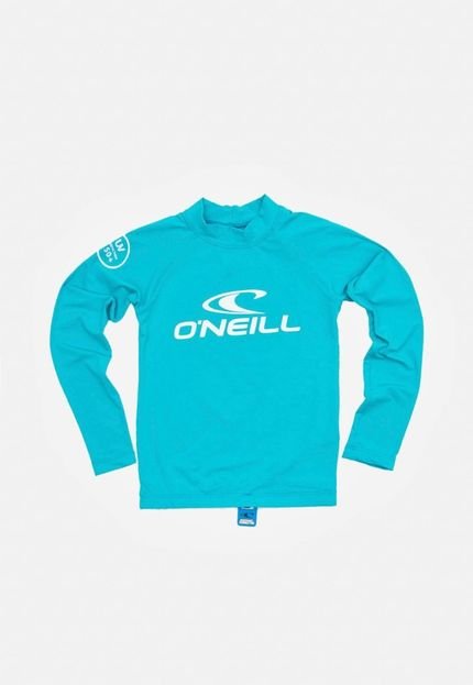 Camiseta Oneill Infantil Manga Longa Elastano Azul Claro - Marca Oneill