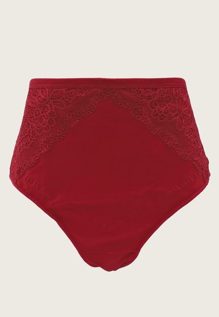 Calcinha Bonjour by Hope Hot Pant Renda Vermelha - Marca Hope