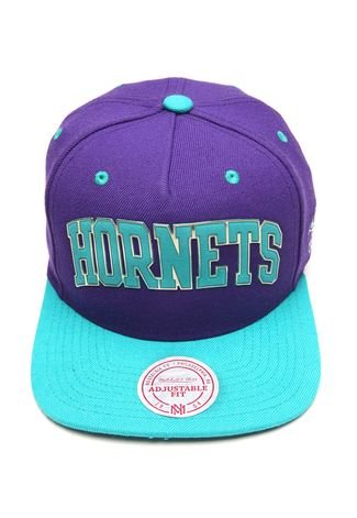 Boné Mitchell & Ness  Sonar Charlotte Hornets Azul