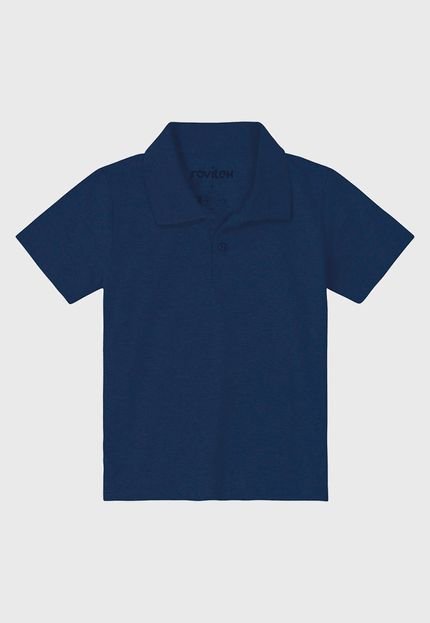Camisa Polo Rovitex Infantil Azul - Marca Rovitex